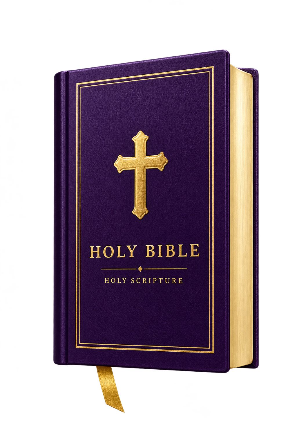Premium Purple Holy Bible — Special Edition